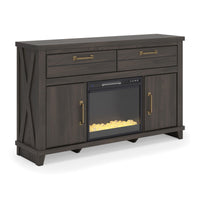 Brazen Valley - TV Stand With Fireplace Option