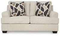 Heartcort - Loveseat - Quartz
