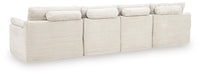 Fannin - 4-Piece Sectional With Ottoman - Ivory