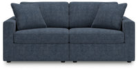 Modmax - 2-Piece Sectional Loveseat - Fabric - Ink