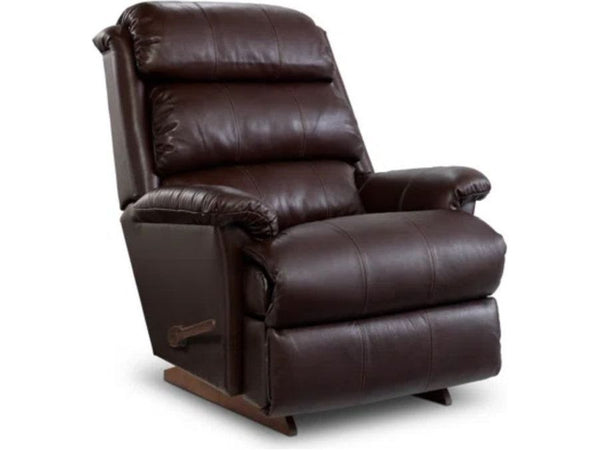 Astor Leather Rocking Recliner - Chestnut 010519-LB159079 - Schleider Furniture & Mattress Company 