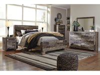 Ashley Derekson bedroom suite in a room setting