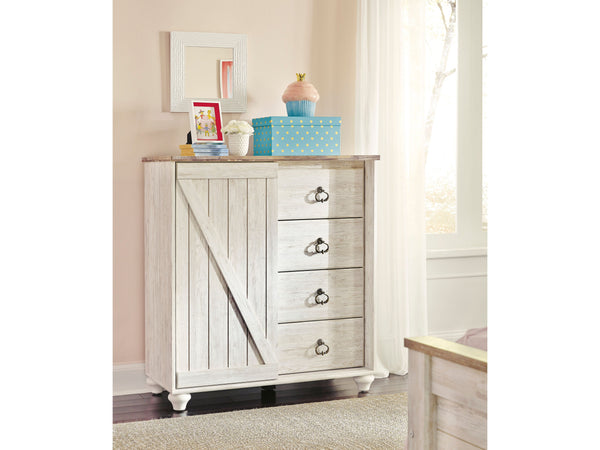 Willowton Dressing Chest - Whitewash B267-48