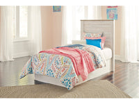 Willowton Twin Panel Rails - Whitewash B267-83 - Schleider Furniture & Mattress Company 