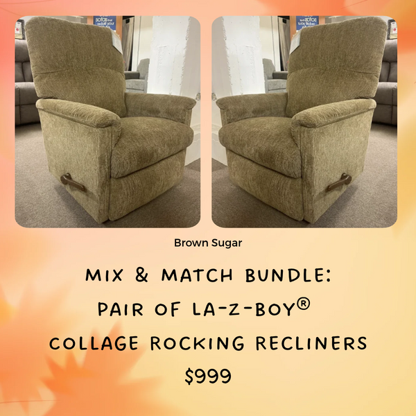 Mix & Match: 2 Collage Recliners - Schleider Furniture & Mattress Company 