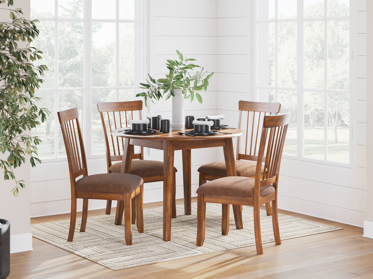 Berringer 5-pc Dining Set - Schleider Furniture & Mattress Company 