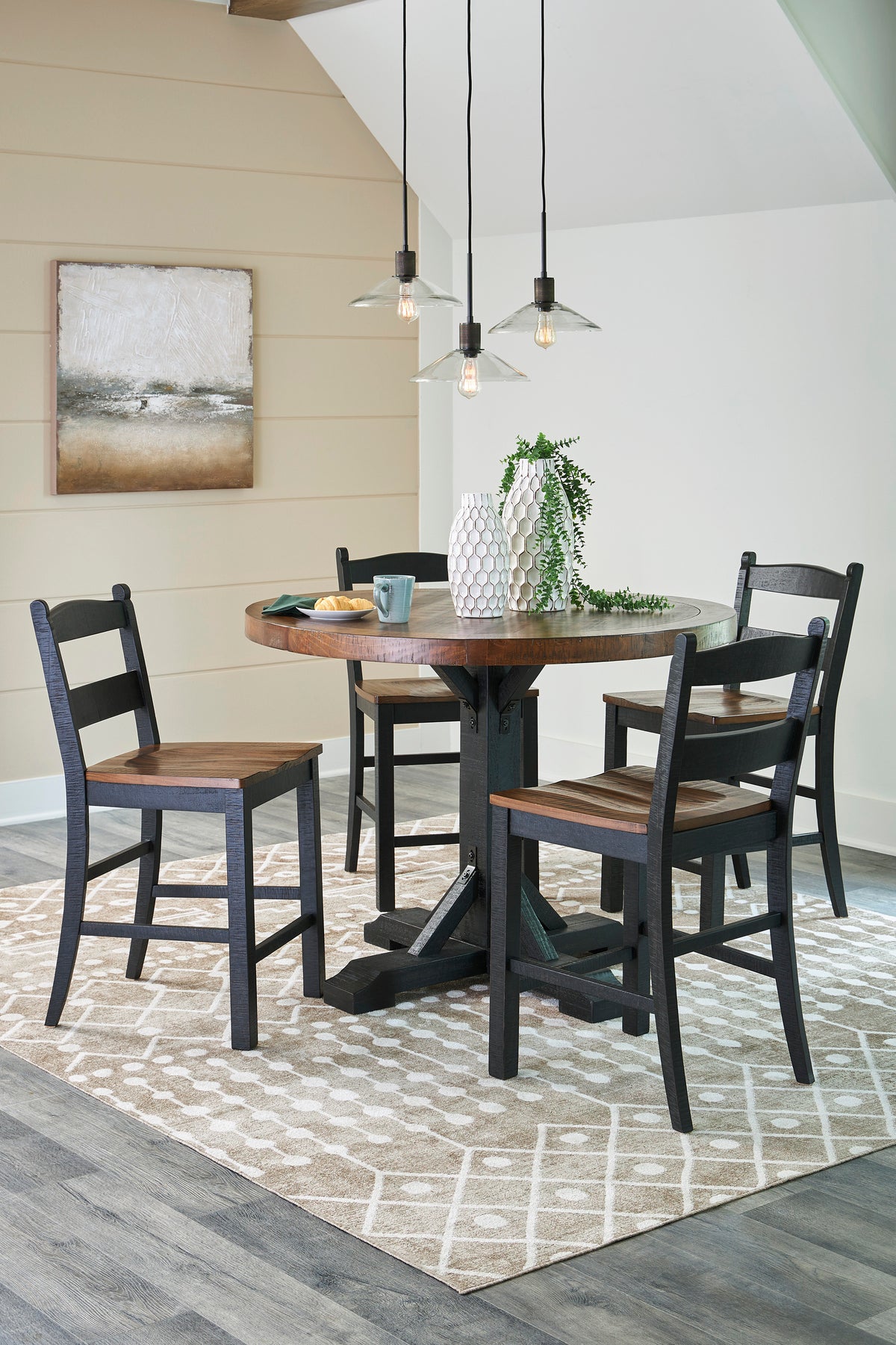 Valebeck 6-pc Dining Set - Schleider Furniture & Mattress Company 