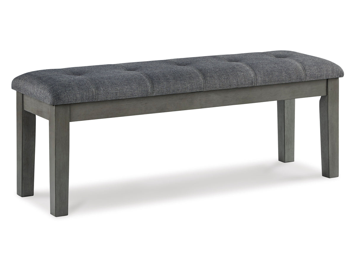Hallanden Large Upholstered Dining Bench - D589-00 - Schleider Furniture & Mattress Company 
