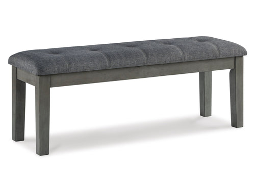 Hallanden Large Upholstered Dining Bench - D589-00 - Schleider Furniture & Mattress Company 