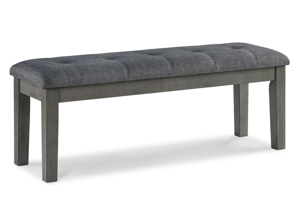 Hallanden Large Upholstered Dining Bench - D589-00 - Schleider Furniture & Mattress Company 