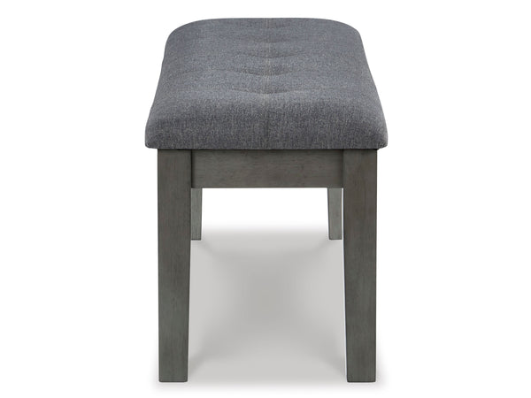 Hallanden Large Upholstered Dining Bench - D589-00 - Schleider Furniture & Mattress Company 