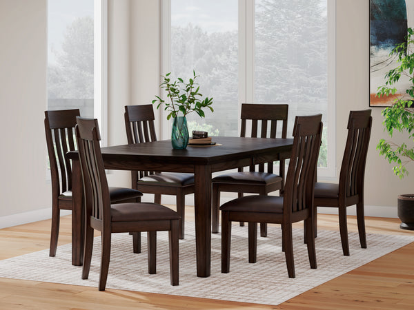 Haddigan 7-pc Dining Set - Schleider Furniture & Mattress Company 
