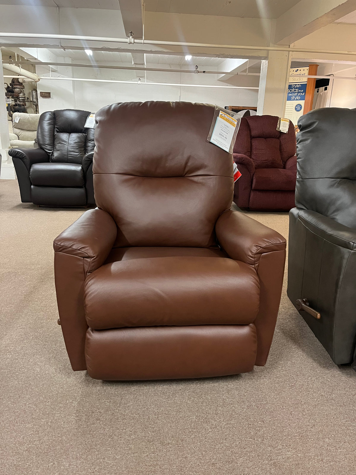 NEPTUNE LEATHERMATCH ROCKER RECLINER 010796-LB680975