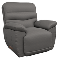 Joshua Leather Rocking Recliner -Goshen (Grey) 010502-LB172856