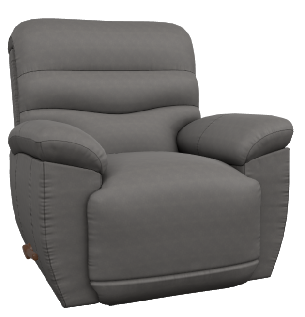 Joshua Leather Wall Recliner - Goshen (Grey) 016502-LB172856