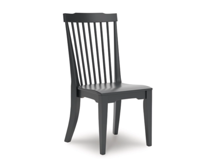 Brenkerton Dining Room Side Chair (Pair) - French Black PCD591-01 - Schleider Furniture & Mattress Company 