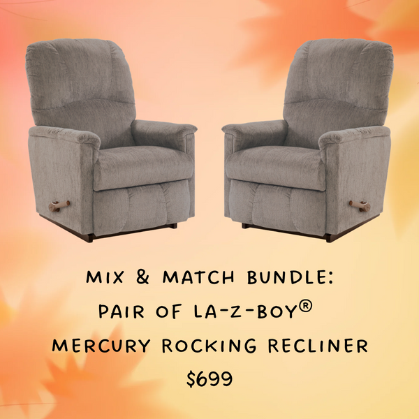 Mix & Match - 2 Mercury Recliners - Schleider Furniture & Mattress Company 
