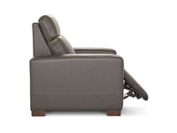 Acadia Leather Power Reclining Chair w/Headrest- Chestnut 81U811-LB206376 - Schleider Furniture & Mattress Company 