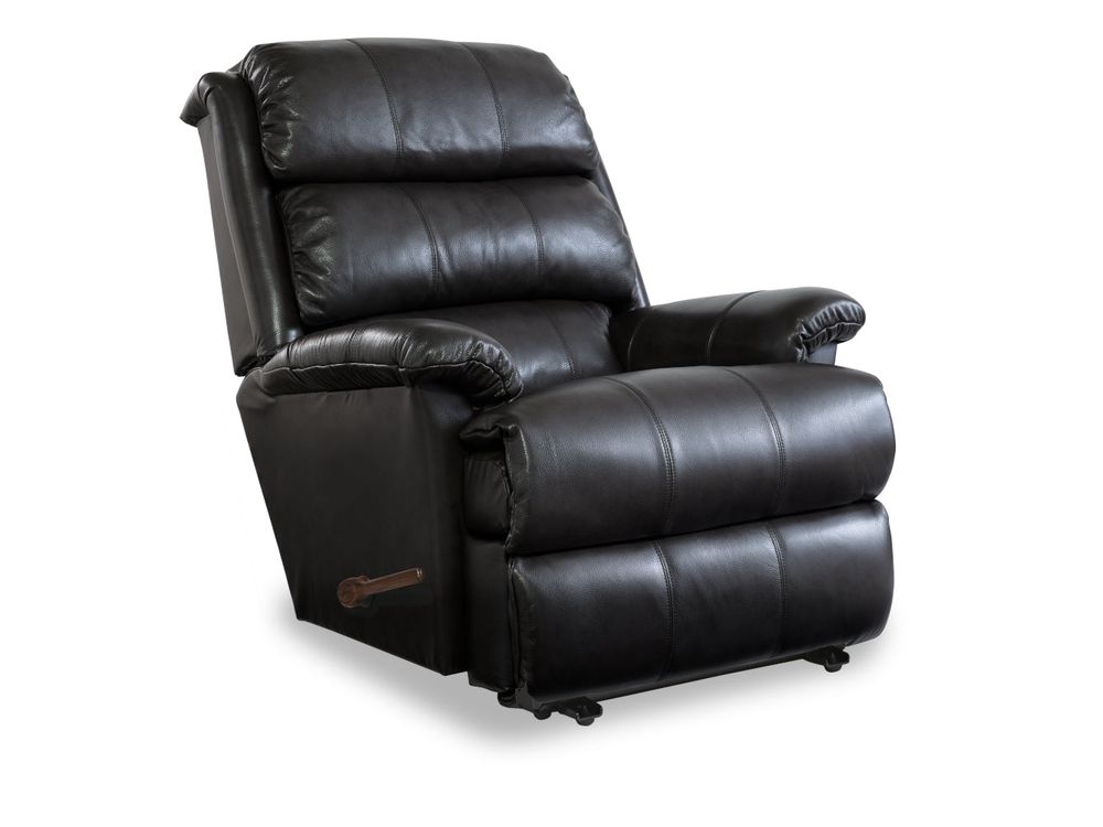 Astor Leather Wall Recliner - Dark Brown 016519-LB159079 - Schleider Furniture & Mattress Company 