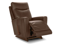 Kodie Leather Rocking Recliner - Cognac 010715-LB206077 - Schleider Furniture & Mattress Company 