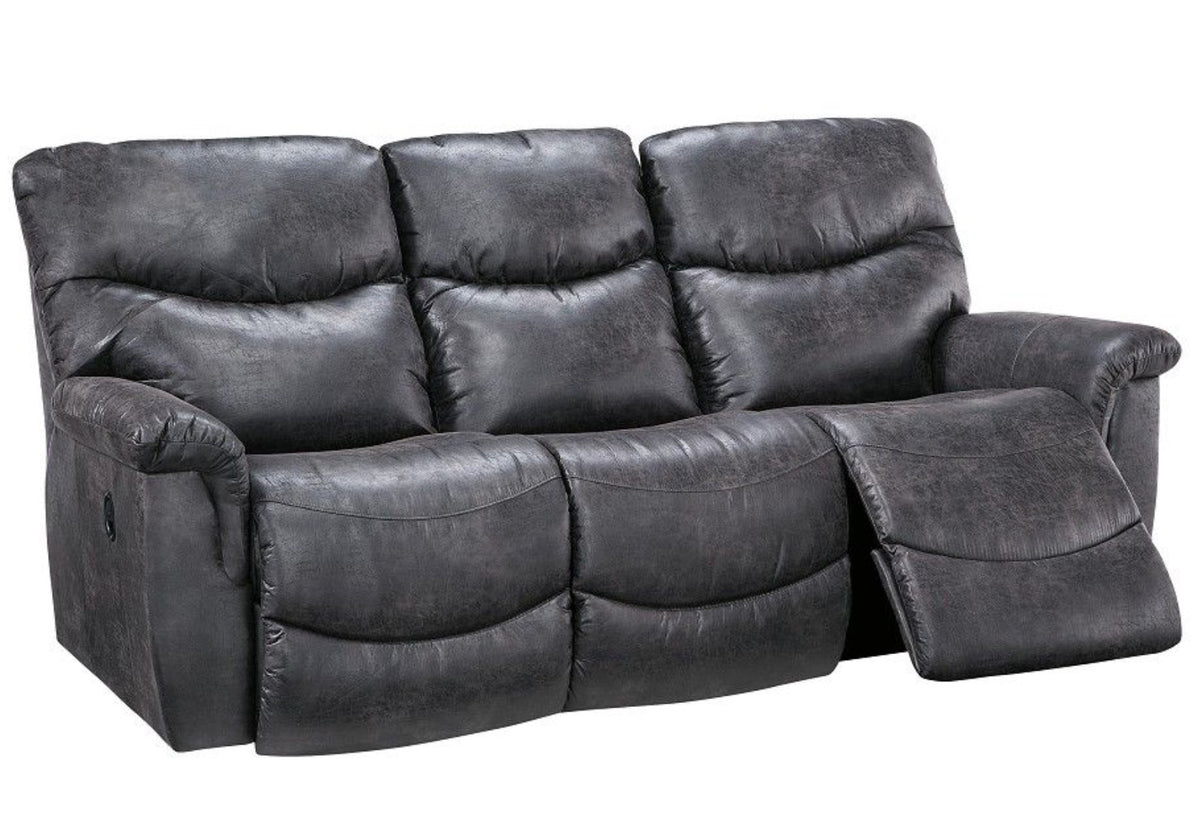 444521-RE994756 JAMES RECLINING SOFA - STEEL