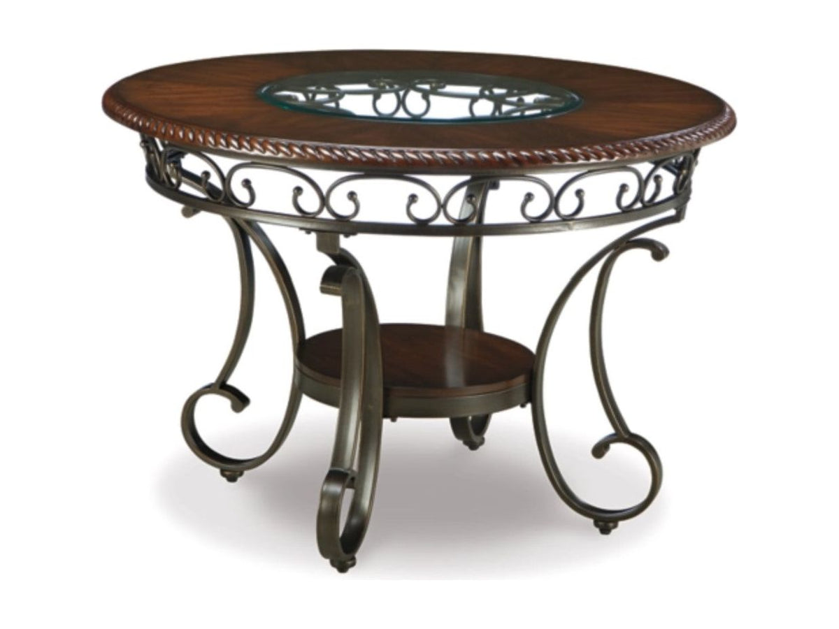 GLAMBREY ROUND TABLE D329-15 - Schleider Furniture & Mattress Company 