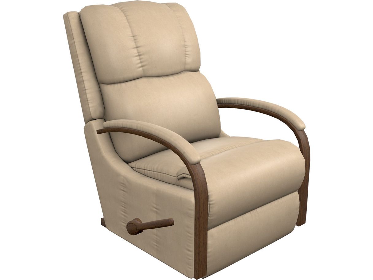 Harbortown Leather Rocking Recliner - Marshmallow 010799-BL981036
