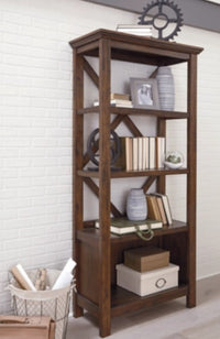 H675-17 BALDRIDGE LARGE BOOKCASE