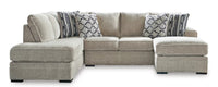 Calnita Sectional with Double-Chaise