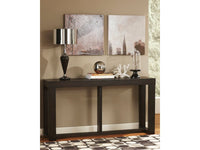 Watson Sofa Table - Dark Brown T481-4 - Schleider Furniture & Mattress Company 