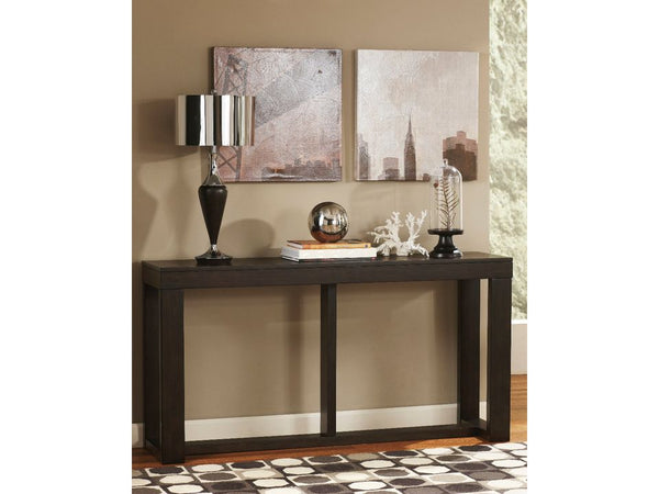 Watson Sofa Table - Dark Brown T481-4 - Schleider Furniture & Mattress Company 