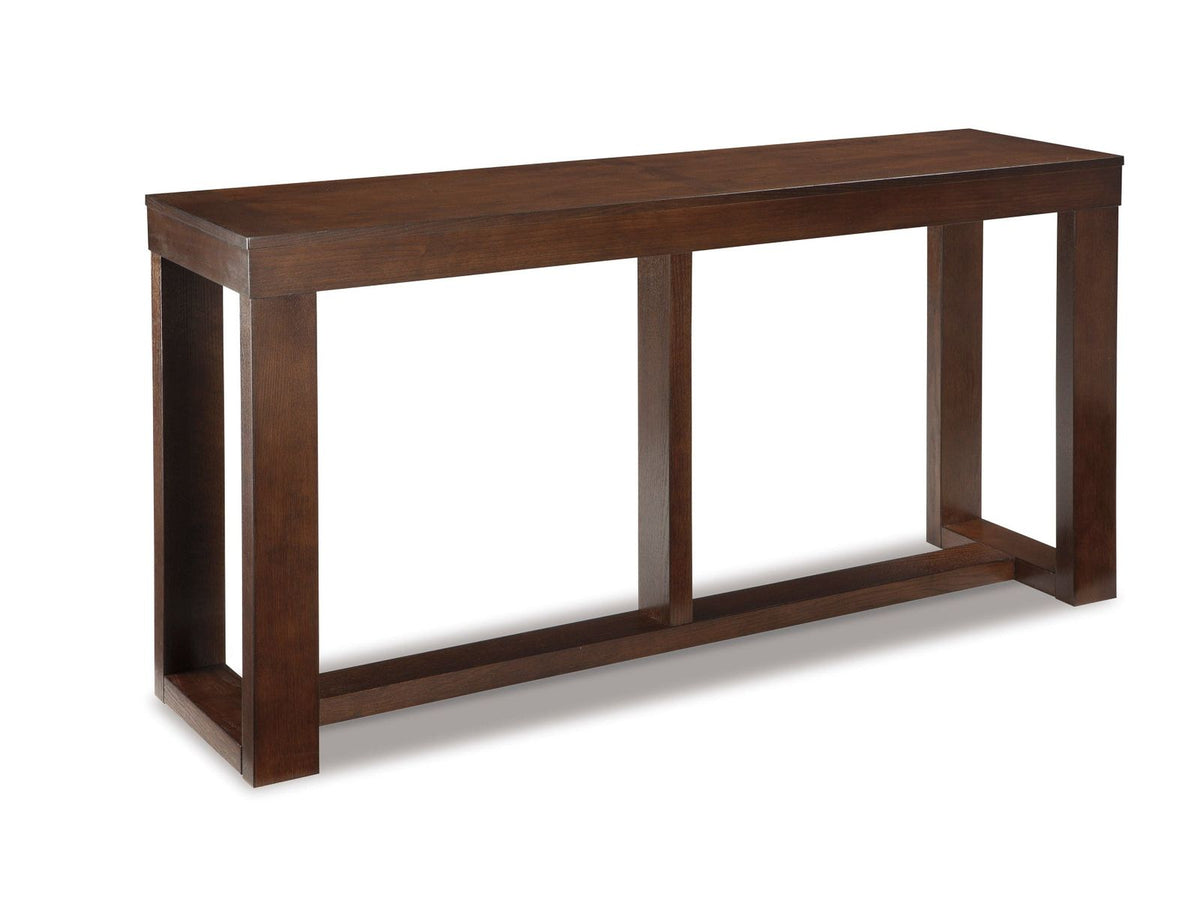 Watson Sofa Table - Dark Brown T481-4 - Schleider Furniture & Mattress Company 