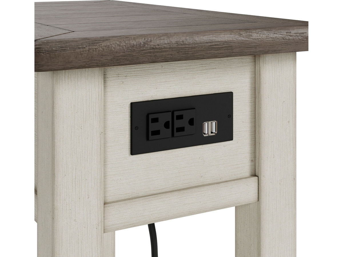Bolanburg Chair Side End Table - Two-Tone - T637-107