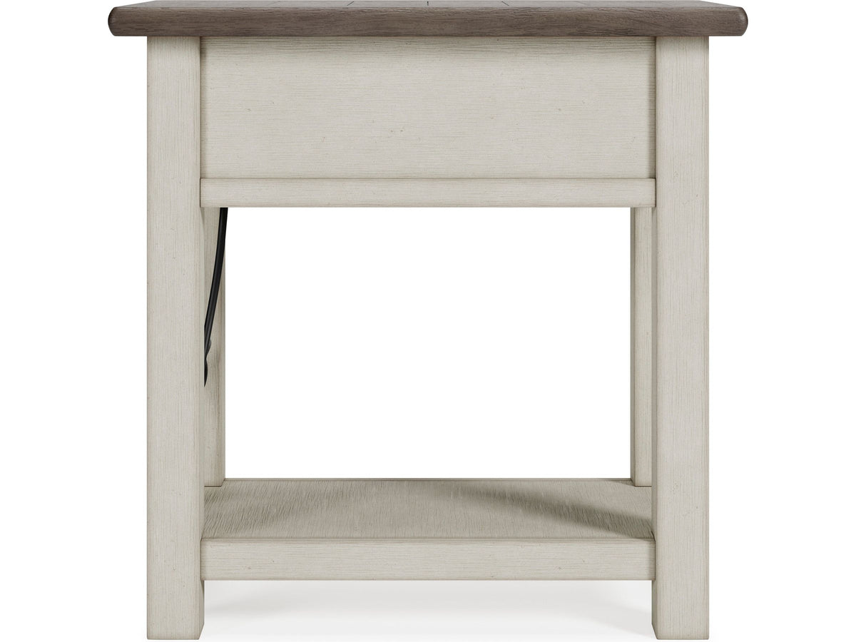 Bolanburg Chair Side End Table - Two-Tone - T637-107