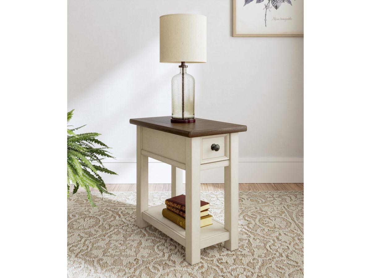 Bolanburg Chair Side End Table - Two-Tone - T637-107