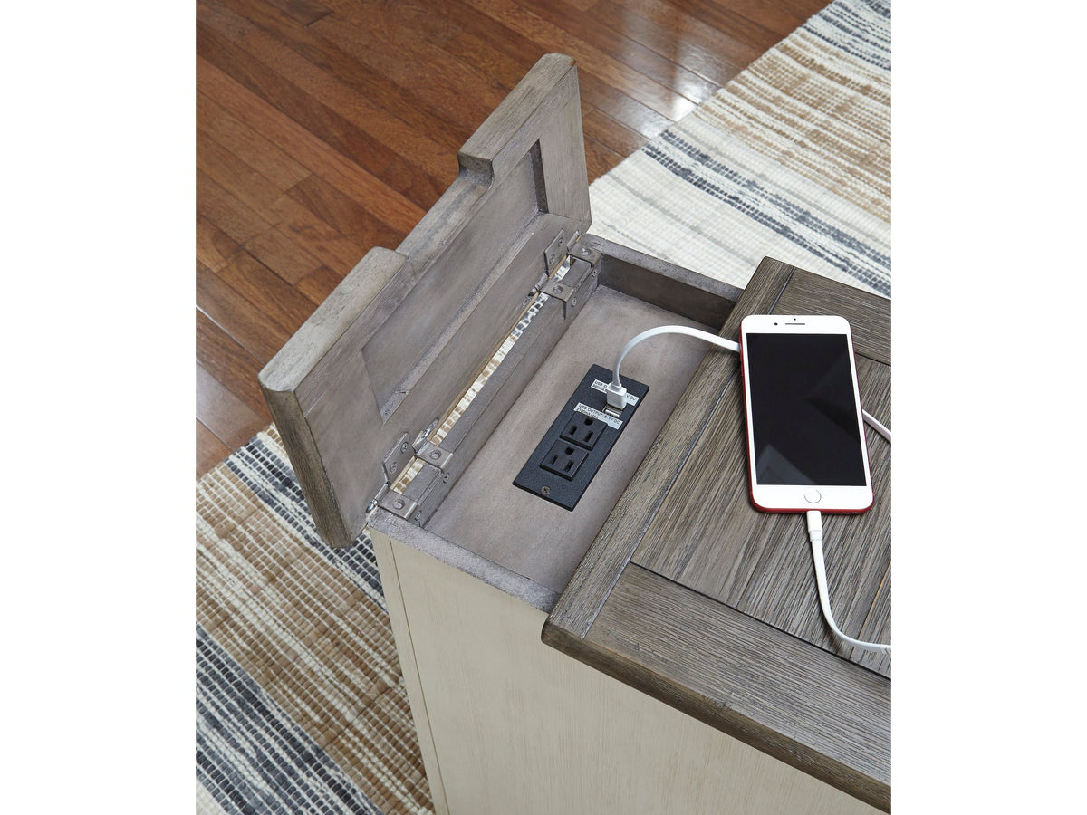 Bolanburg Chair Side End Table - Two Tone T637-7 - Schleider Furniture & Mattress Company 