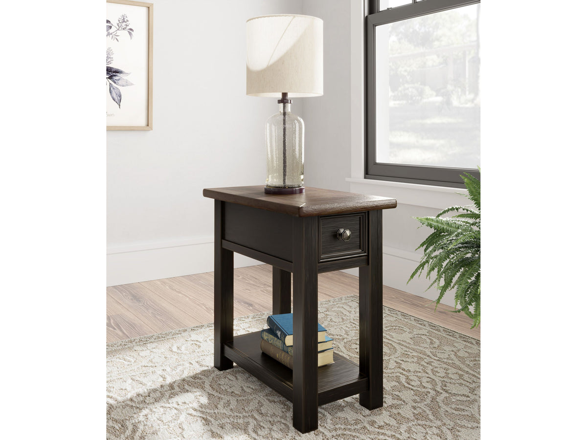 Tyler Creek Chair Side End Table - Two-Tone T736-7