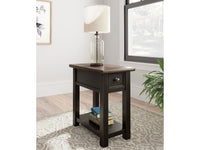 Tyler Creek Chair Side End Table - Two-Tone T736-7