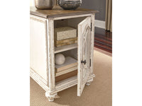 Realyn Storage End Table - Antique White T743-7