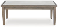 Rainier Ranch - Rectangular Cocktail Table - Brown / Beige