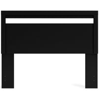 Finch - Queen Panel Headboard - Black