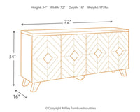 Robin Ridge - Accent Cabinet - Brown / Beige