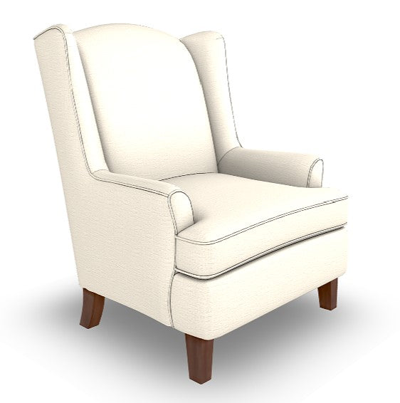ANDREA WING BACK CHAIR - SAND