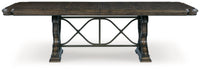 Maylee - Dining Extension Table - Dark Brown