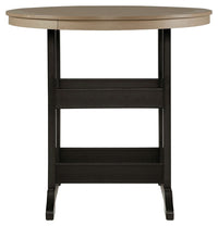 Fairen Trail - 5 Pc. - Dining Set with 4 Chairs - Black / Driftwood