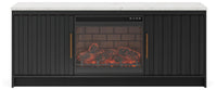 Cadmori - TV Stand With Fireplace Option