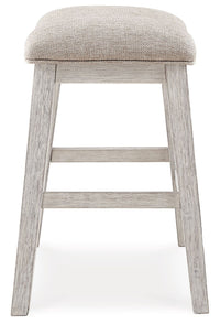 Skempton - Upholstered Stool (Set of 2) - White