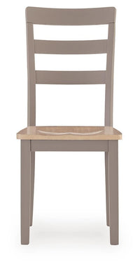 Harperfeld - Dining Room Side Chair (Set of 2) - Natural / Gray