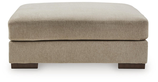 Linenhause - Oversized Accent Ottoman - Dune