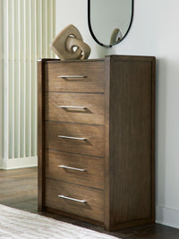 Marxmore - Five Drawer Chest - Brown